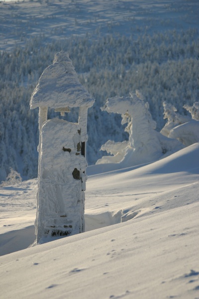 zvonička u chaty Jiřího
